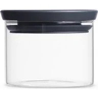 Pojemniki kuchenne - Brabantia Szklany Pojemnik kuchenny 0,3L Pokrywka szara 298301 - miniaturka - grafika 1