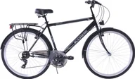 Rowery - Kozbike Rower trekkingowy męski 28 Kozbike DENVER 21" czarny 21S - miniaturka - grafika 1