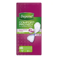 Podpaski - DEPEND COMFORT PROTECT Mini Pads Podpaski na nietrzymanie moczu, 14 szt. - miniaturka - grafika 1