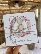 Kartki okolicznościowe i zaproszenia - Wyjątkowa kartka na chrzest święty z pięknymi życzeniami - pamiątka chrztu - miniaturka - grafika 1