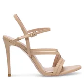 Sandały damskie - Sandały Eva Minge CATHERINE-S9050-118 Beżowy - miniaturka - grafika 1