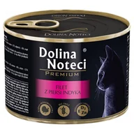 Mokra karma dla kotów - DOLINA NOTECI Premium dla kota filet z piersi z indyka 12x185g - miniaturka - grafika 1