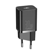 Ładowarki do telefonów - Baseus Super Si 1C szybka ładowarka USB Typ C 30W Power Delivery Quick Charge czarny (CCSUP-J01) - miniaturka - grafika 1