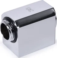 Chłodzenie wodne - Alphacool Alphacool Low Profile Adapter 90 Grad G1/4 Zoll AG auf G1/4 Zoll IG - drehbar - Chrome - miniaturka - grafika 1