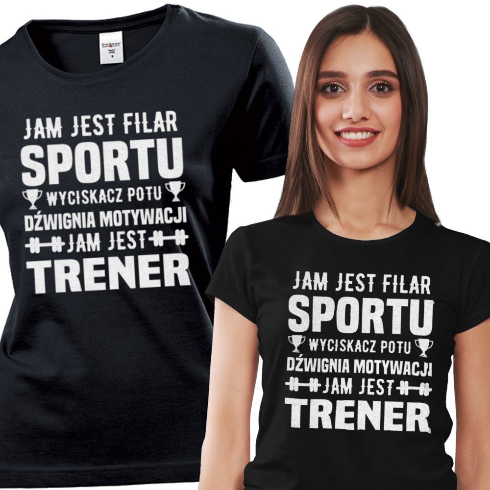 Koszulka damska Jam Jest Trener M