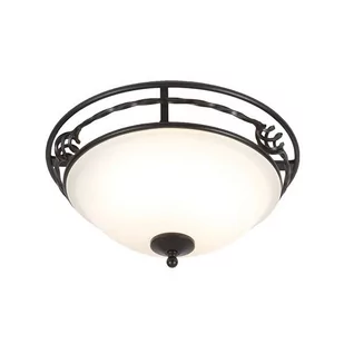 Elstead Lighting Pembroke Flush A Black PB/F/A BLACK Elstead Plafon stylowa PB/F/A BLACK ) - Lampy sufitowe - miniaturka - grafika 1