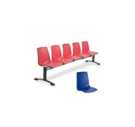 Inne meble biurowe - Ławka ARI 5 osobowa - niebieska - miniaturka - grafika 1