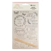 Scrapbooking - Softly spoken, Naklejki foliowe transferujące złote 2 arkusze - miniaturka - grafika 1