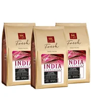 Kawa - ZESTAW - Kawa ziarnista MK Cafe Fresh India Plantation 3x1kg - miniaturka - grafika 1