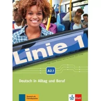 zbiorowa Praca Linie 1 A2.1 pod. z ćwiczeniami +DVD LEKTORKLETT - Książki do nauki języka niemieckiego - miniaturka - grafika 1