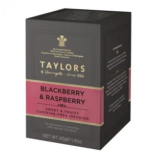 TAYLORS Herbata Ziołowo-Owocowa z naturalnym aromatem jeżyny i maliny 40 g - Herbata - miniaturka - grafika 1