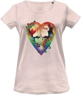 Koszulki i topy damskie - dc comics Koszulka damska, Różowy, XXL - miniaturka - grafika 1