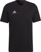 Koszulki męskie - Adidas adidas Ent22 Tee HC0448 Czarne S - miniaturka - grafika 1
