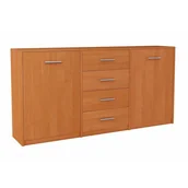 Komody - Klasyczna komoda do sypialni olcha B8-C01 - miniaturka - grafika 1