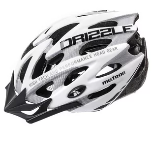 Meteor Kask rowerowy ochronny dla dorosłych, Drizzle, rozmiar 55-58 - Kaski rowerowe - miniaturka - grafika 1