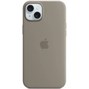 Apple Silikonowe etui z MagSafe do iPhone 15 Plus Popielaty brąz MT133ZM/A - Etui i futerały do telefonów - miniaturka - grafika 1