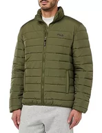 Kurtki męskie - FILA Butzbach Light Padded kurtka męska, olive night, S - miniaturka - grafika 1