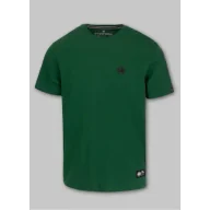 Koszulki sportowe męskie - Pit Bull T-Shirt Koszulka Small Logo Leaf Green - miniaturka - grafika 1