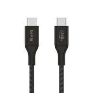 Kable USB - 240W BRAIDED C-C CABLE 2M BLK/ - miniaturka - grafika 1