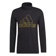 Koszulki męskie - adidas M FI WTR Ls Black M - miniaturka - grafika 1