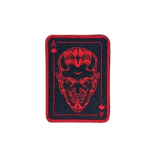 Patch As Diablo 66mm x 90mm Czerwony - Odzież taktyczna i umundurowanie - miniaturka - grafika 1