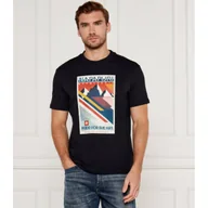 Koszulki męskie - Napapijri T-shirt S-PORTALET | Relaxed fit - miniaturka - grafika 1