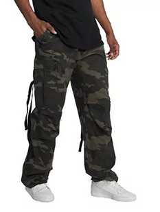 Brandit Męskie spodnie M65 Trouser Darkcamo, 4XL, ciemne moro, 4XL - Spodenki męskie - miniaturka - grafika 1