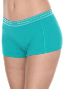 Bokserki damskie Brubeck Active Wool BX10860 szmaragdowy - Bielizna sportowa damska - miniaturka - grafika 1
