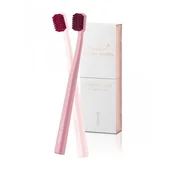 Szczoteczki do zębów - swiss smile swiss smile Nuance Nude zestaw Toothbrush Cherry Blossom 1 pc + toothbrush Porcelain 1 pc dla kobiet - miniaturka - grafika 1