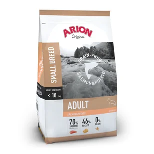 Arion Original Adult Small Breed Grain Free Salmon & Potato sucha karma dla psa z łososiem i ziemniakiem waga 7.5 kg - Sucha karma dla psów - miniaturka - grafika 1