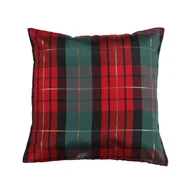 Poszewki na poduszki - Poszewka na poduszkę Tartan krata czerwono-zielona 45 x 45 cm - miniaturka - grafika 1