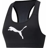 Biustonosze - Biustonosz sportowy 4Keeps Graphic Mid Impact Bra Puma - miniaturka - grafika 1