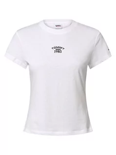 Koszulki i topy damskie - Tommy Jeans - T-shirt damski, biały - grafika 1