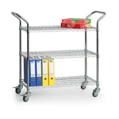 Wózki magazynowe - B2B Partner Podręczny wózek CJ-A1195 - miniaturka - grafika 1