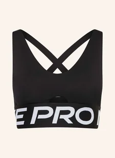 Nike Biustonosz Sportowy Pro Indy Plunge schwarz - Biustonosze - miniaturka - grafika 1