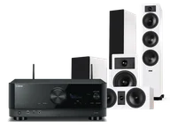 Kino domowe - Yamaha RX-V6A (czarny) + Tesi 6 + 2 + 7 (biały) - miniaturka - grafika 1
