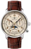 Zegarki damskie - Zegarek Dęmski ZEPPELIN LZ121 Mediterranee Moonphase 9637-5 + BOX - miniaturka - grafika 1