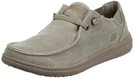 Sneakersy męskie - Skechers Męskie sneakersy Melson Raymon, brązowy (taupe), 48.5 EU - miniaturka - grafika 1