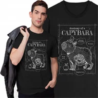 Koszulki męskie - Koszulka Kapibara Anatomia Kapibary Capybara - miniaturka - grafika 1