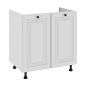 Meble kuchenne - Matera Szafka Dolna Pod Zlew D2Z-80 Biały Mat - miniaturka - grafika 1