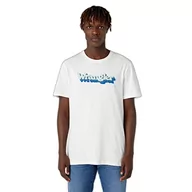 Koszulki męskie - Wrangler Męski t-shirt graficzny, biały (Worn White), 3XL, Worn White, 3XL - miniaturka - grafika 1