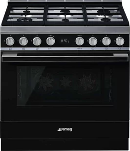 Kuchenka gazowo-elektryczna Smeg CPF9GMBL - Kuchenki gazowo-elektryczne - miniaturka - grafika 1