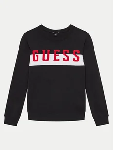 Guess Sweter L4YR03 Z2NN0 Czarny Regular Fit - Swetry dla chłopców - miniaturka - grafika 1