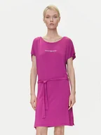 Sukienki - Emporio Armani Sukienka codzienna EW000783 AF12192 UA227 Różowy Regular Fit - miniaturka - grafika 1
