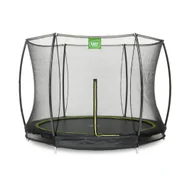 Trampoliny - Exit Trampolina naziemna Silhouette ø305cm z siatką zabezpieczającą czarna - miniaturka - grafika 1