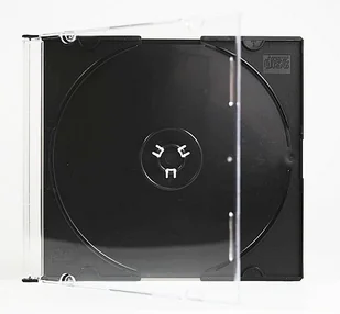 PUDEŁKO SLIM CASE 5,2MM BLACK PL 44843 SLCZPL - Pudełka i akcesoria na płyty CD - miniaturka - grafika 1