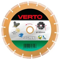 Tarcze do pił - Verto Tarcza do cięcia 61H3S8 180 x 22.2 diamentowa segmentowa - miniaturka - grafika 1