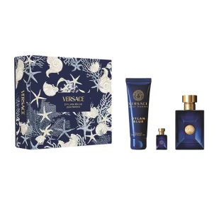 Versace Dylan Blue Pour Homme woda toaletowa spray 100 ml + 5 ml + żel pod prysznic 150 ml - Zestawy perfum męskich - miniaturka - grafika 1