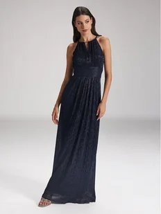 Swing Sukienka wieczorowa 5AE07200 Granatowy Regular Fit - Sukienki - miniaturka - grafika 1