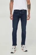 Spodnie męskie - Pepe Jeans jeansy męskie kolor granatowy - miniaturka - grafika 1